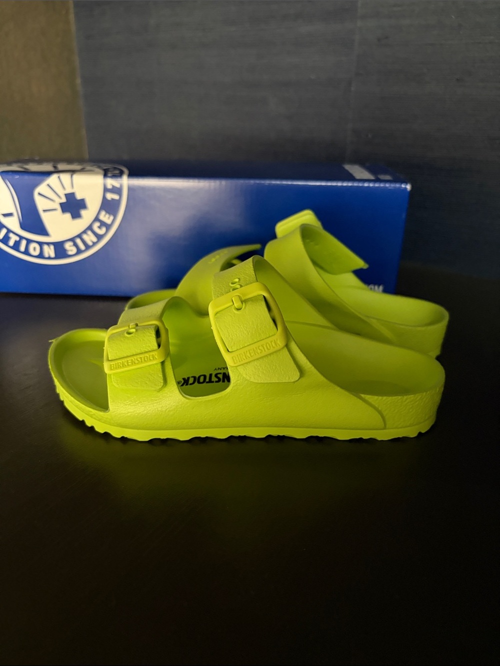 Birkenstock Kids EVA Sandals in Neon Green